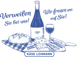 Verweilen sie bei uns. Käse Lehmann Markttag am 8. Mai bei Getränken und Leckereien